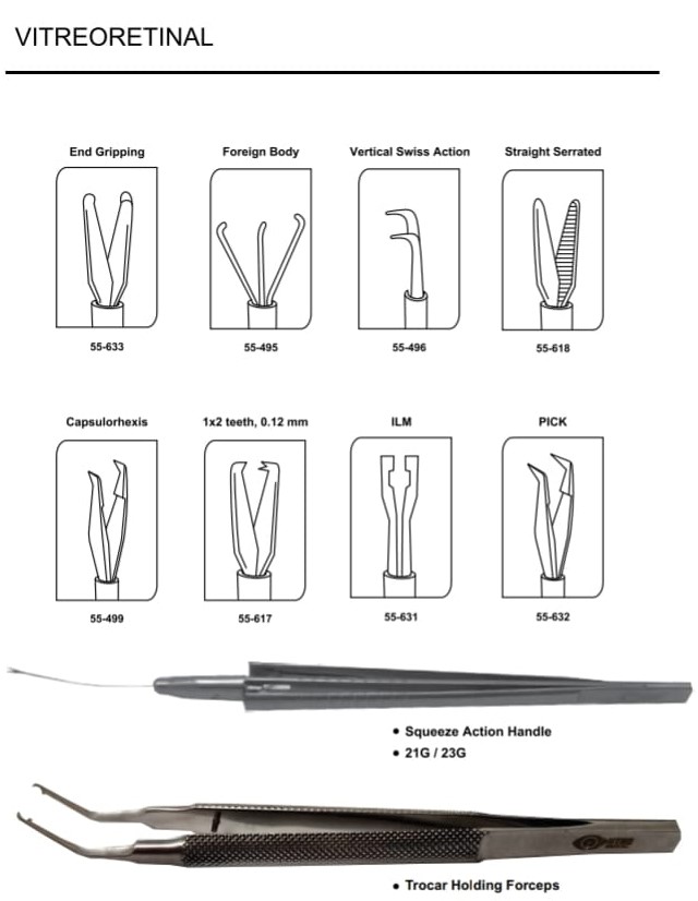 OPTHALMOLOGY Instruments